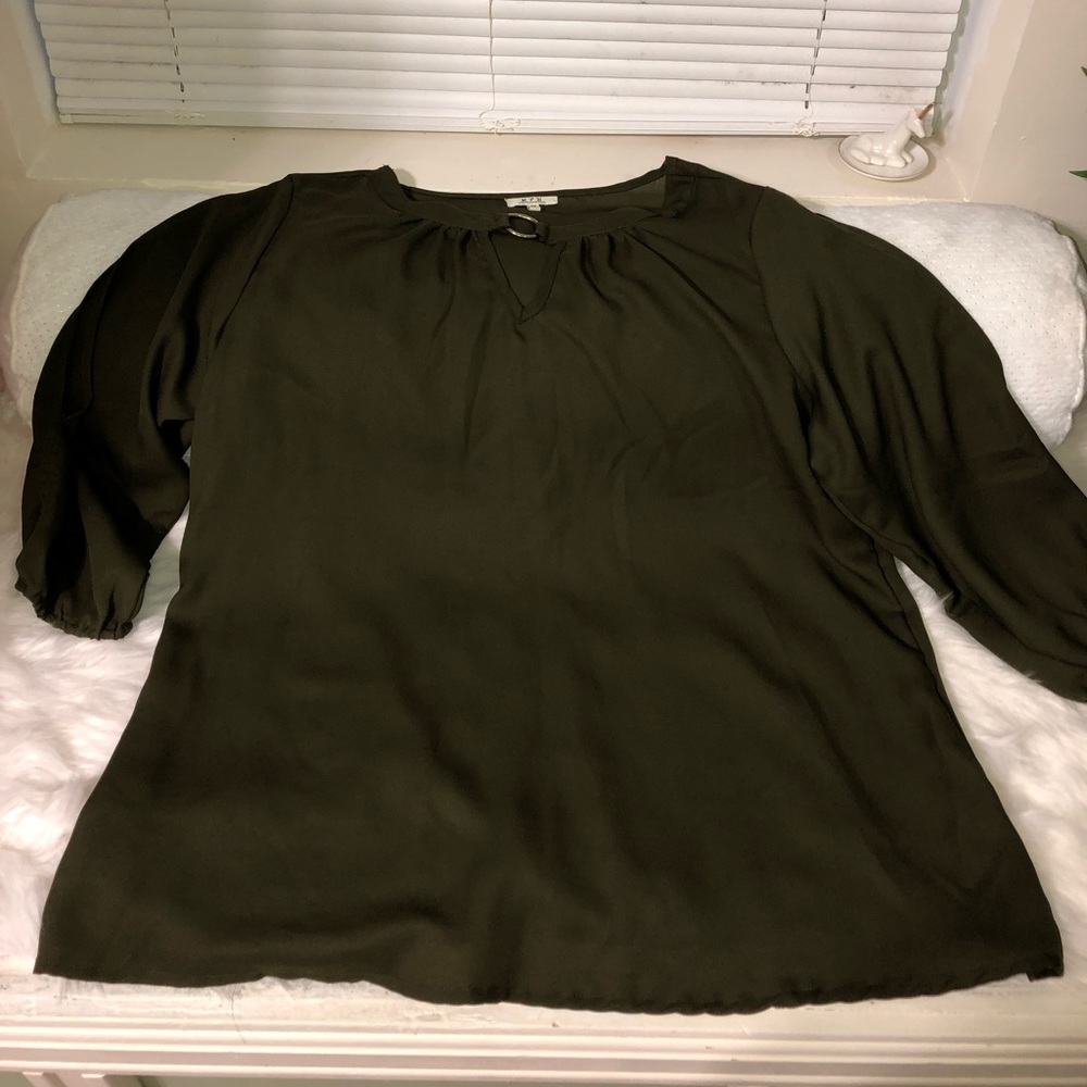 Olive Green Blouse